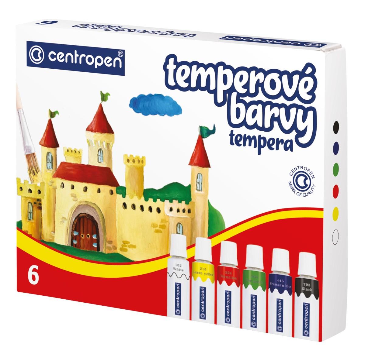 Temperové barvy, 6 KS