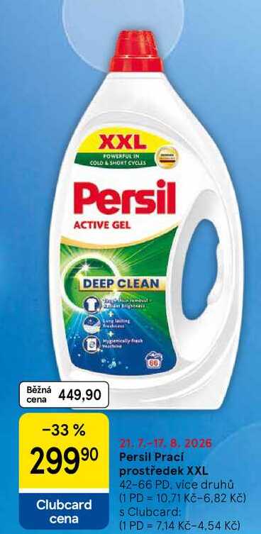 Persil Prací prostředek XXL, 42-66 PD, vice druhů