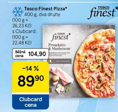 Tesco Finest Pizza, 400 g 