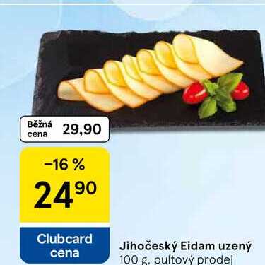 Jihočeský Eidam uzený, 100 g 