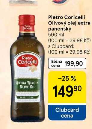 Pietro Coricelli Olivový olej extra panenský, 500 ml 