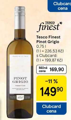 Tesco Finest Pinot Grigio, 0,75 l