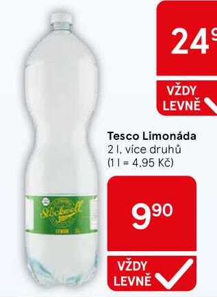 Tesco Limonáda, 2 l 