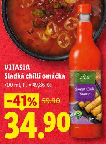 VITASIA Sladká chilli omáčka, 700 ml