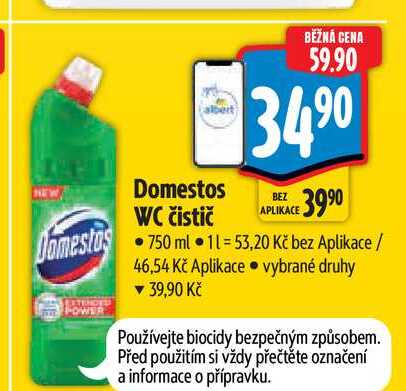 Domestos WC čistič 750 ml