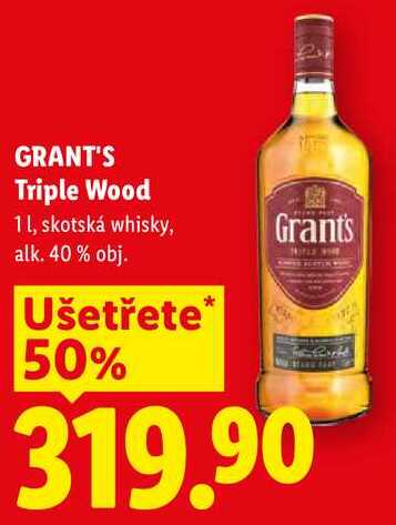GRANT'S Triple Wood, 1 l