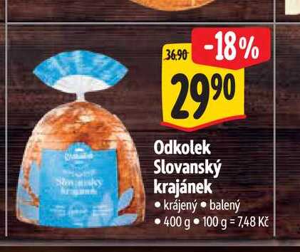   Odkolek Slovanský krajánek  400 g