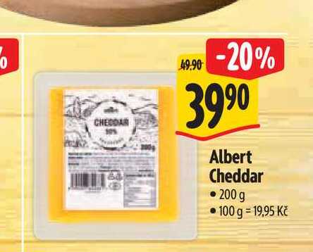 Albert Cheddar 200 g