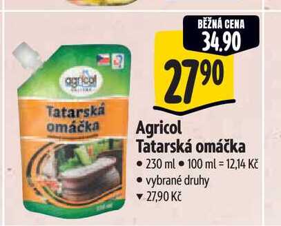  Agricol Tatarská omáčka 230 ml  