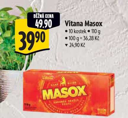   Vitana Masox 10 kostek 110 g 