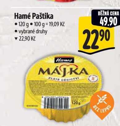 Hamé Paštika 120 g 