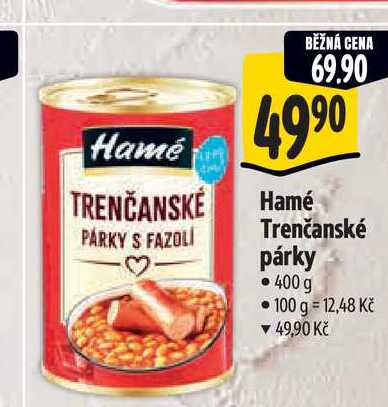  Hamé Trenčanské párky  400 g 