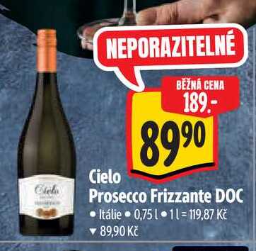   Cielo  Prosecco Frizzante DOC 0,75 l