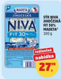 MADETA JIHOČESKÁ NIVA FIT 30%, 100 g