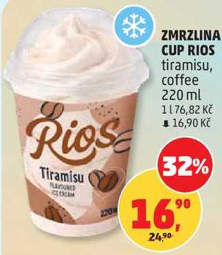 ZMRZLINA CUP RIOS tiramisu, 220 ml