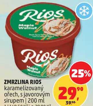 ZMRZLINA RIOS karamelizovaný ořech, 200 ml