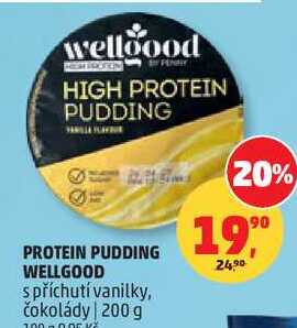 PROTEIN PUDDING WELLGOOD s příchutí vanilky, 200 g 