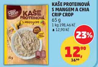 KAŠE PROTEINOVÁ S MANGEM A CHIA CRIP CROP, 65 g  