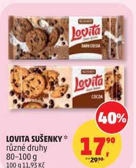 LOVITA SUŠENKY různé druhy, 80-100 g