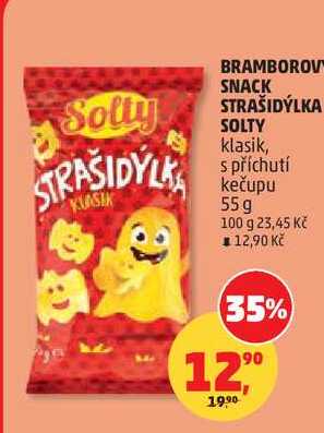 BRAMBOROVY SNACK STRAŠIDÝLKA SOLTY klasik, 55 g