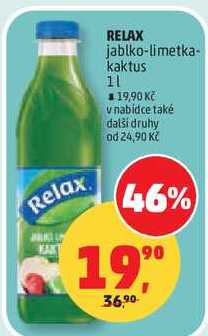RELAX jablko-limetka- kaktus, 1 l 