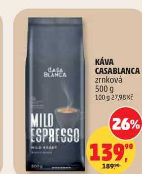 KÁVA CASABLANCA zrnková, 500 g