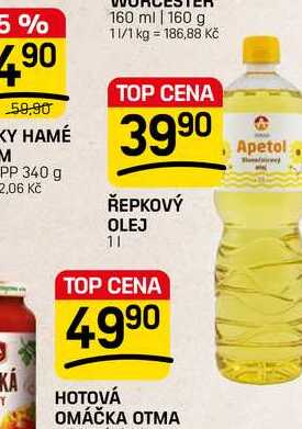 ŘEPKOVÝ OLEJ 1l
