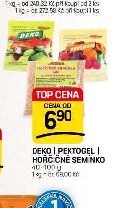DEKO | PEKTOGEL | HOŘČIČNÉ SEMÍNKO 40-100 g