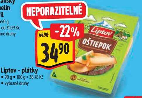 Liptov - plátky, 90 g