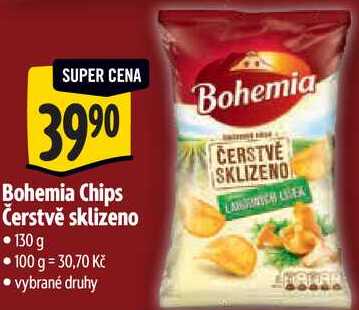 Bohemia Chips Čerstvě sklizeno, 130 g