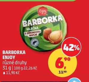 BARBORKA ENJOY různé druhy, 31 g