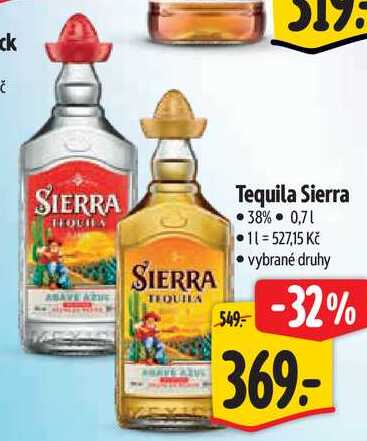 Tequila Sierra, 0,7 l
