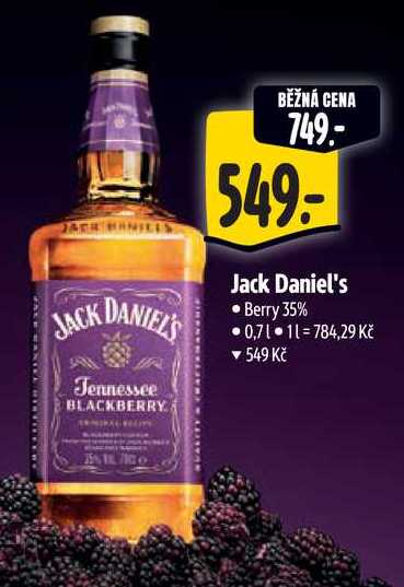 Jack Daniel's Berry, 0,7 l