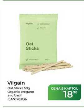Oat Sticks Vilgain Oat Sticks Sog Organic oregano and basil  