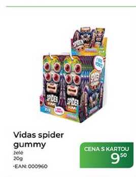 Vidas spider gummy želé 20g 