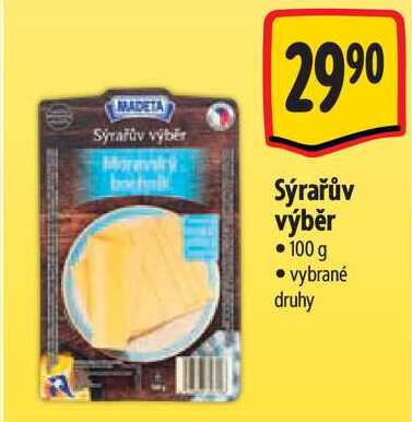 Sýrařův výběr, 100 g