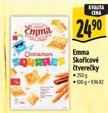 Emma Skořicové čtverečky, 250 g