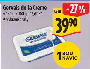Gervais de la Creme, 180 g 