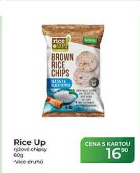 Rice Up ryžové chipsy 60g 