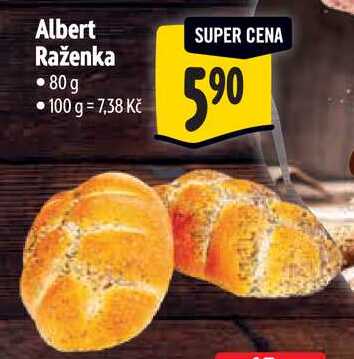 Albert Raženka, 80 g