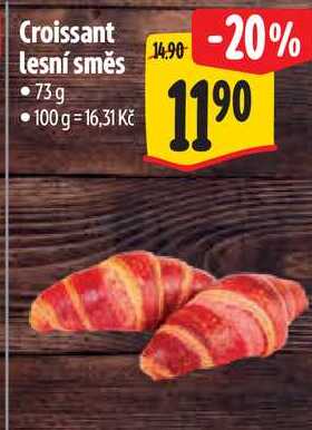 Croissant lesní směs, 73 g 
