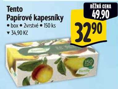 Tento Papírové kapesníky, 150 ks