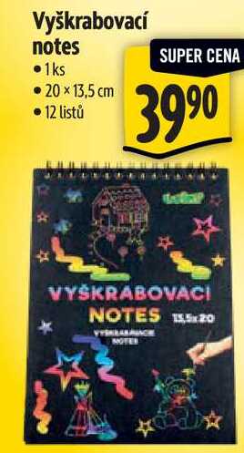 Vyškrabovací notes