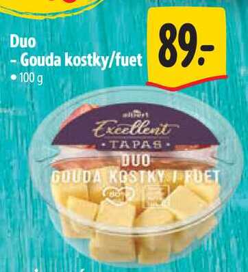 Duo - Gouda kostky/fuet, 100 g 