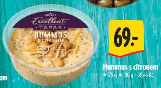 Hummus s citronem, 175 g