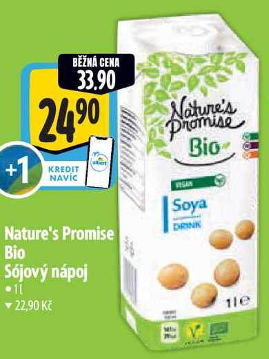 Nature's Promise Bio Sójový nápoj, 1 l