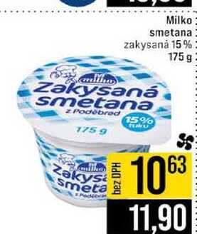 Milko smetana zakysanȧ 15% 175 g