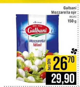 Galbani Mozzarella sýr mini 150 g