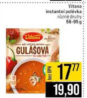 Vitana instantní polévka různé druhy 56-95g