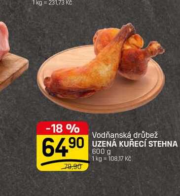 UZENÁ KUŘECÍ STEHNA 600 g